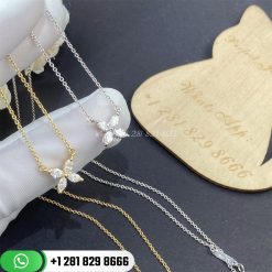 Tiffany Victoria Pendant Necklace 18k Yellow Gold with Diamonds Medium
