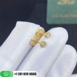 Cartier Diamants Légers Earrings XS Yellow Gold B8301215