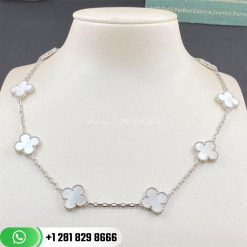 van-cleef-arpels-vintage-alhambra-necklace-white-gold-mother-of-pearl-vcarf48500-custom-jewelry