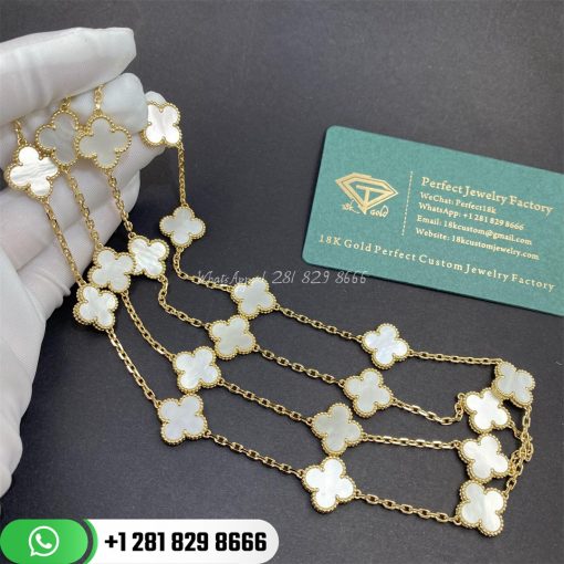 van-cleef-arpels-vintage-alhambra-long-necklace-20-motifs-yellow-gold-mother-of-pearl-vcara42100-custom-jewelry