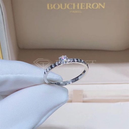 Boucheron Clou De Paris Engagement Ring 0,20 Carat