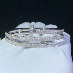 Cartier Juste Un Clou Bracelet White Gold, Diamonds N6708717