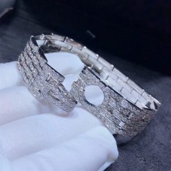 Cartier Agrafe Bracelet White Gold, Diamonds H6020117