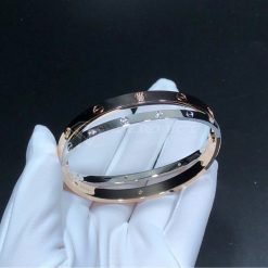 Cartier Love Bracelet, 12 Diamonds Pink Gold, White Gold N6039117