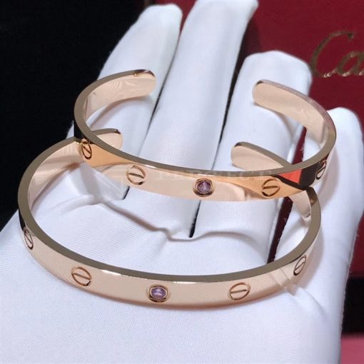 Cartier Love Bracelet, 1 Pink Sapphires B6029817