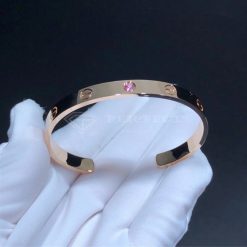 Cartier Love Bracelet, 1 Pink Sapphires B6029817