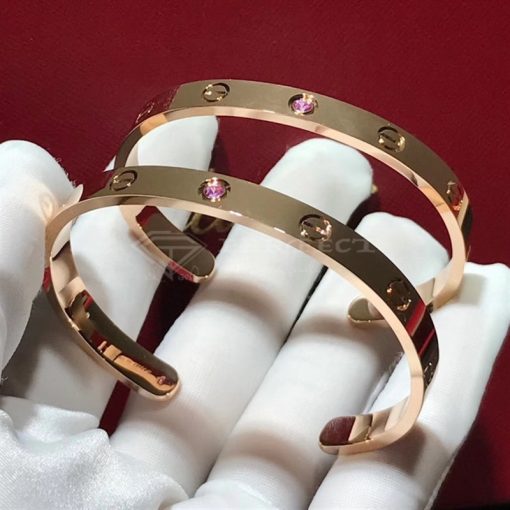 Cartier Love Bracelet, 1 Pink Sapphires B6029817