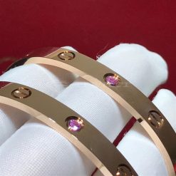 Cartier Love Bracelet, 1 Pink Sapphires B6029817