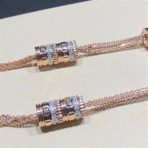 Boucheron Quatre Radiant Edition long necklace in yellow gold, white gold and diamonds