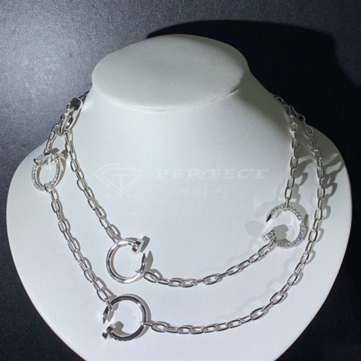 Cartier Juste Un Clou Necklace White Gold N7413400