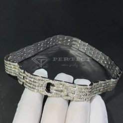 Cartier Agrafe Necklace White Gold Diamonds H7000479 Custom Jewelry (1)