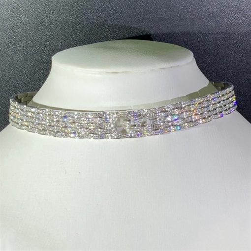 Cartier Agrafe Necklace White Gold, Diamonds H7000479