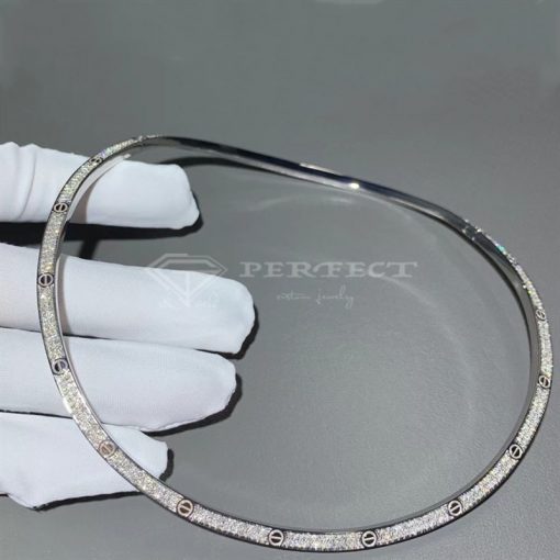 Cartier Love Necklace Collar White Gold N7424352