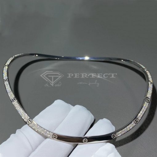 Cartier Love Necklace Collar White Gold N7424352