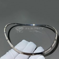 Cartier Love Necklace Collar White Gold N7424352