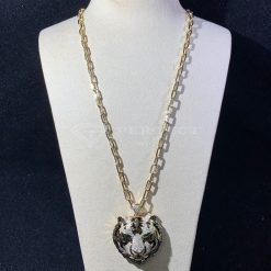 Cartier Tiger Head Pendant Necklace