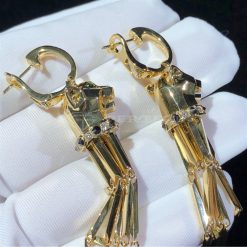 Cartier 18k Yellow Gold Panthere De Cartier Tassel Earrings