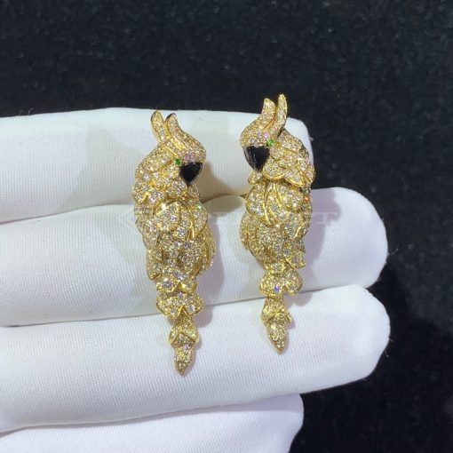 Cartier Oiseaux Libérés Earrings Yellow Gold N8503300