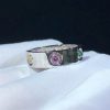 Cartier Love Colored Gemstones and White Gold Band RingCartier Love Colored Gemstones and White Gold Band Ring