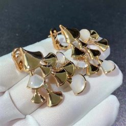 Bulgari Divas Dream Diamond Mother-of-Pearl Rose Gold Clip-On Earrings