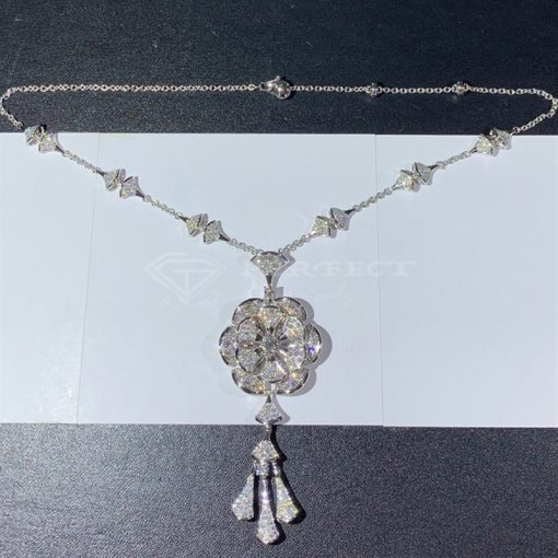 Bvlgari White Gold and Diamond Divas' Dream Flower Necklace