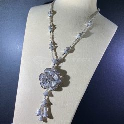 Bvlgari White Gold and Diamond Divas' Dream Flower Necklace