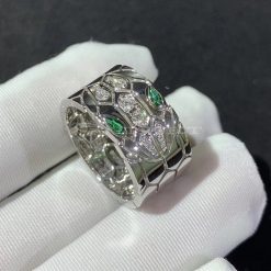 Bulgari Serpenti Eyes on Me Emerald Ring