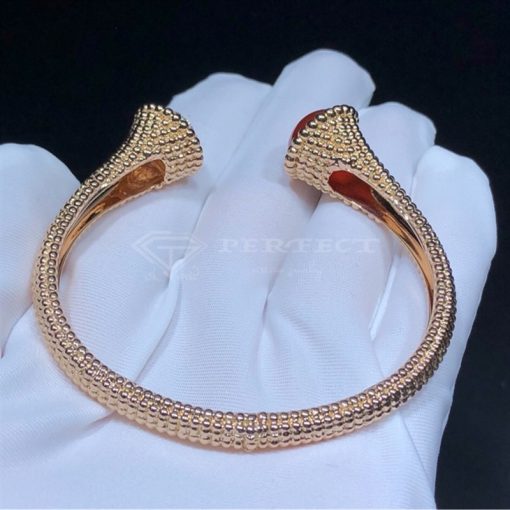 Van Cleef Arpels Perlée Couleurs Bracelet Rose gold, Carnelian, Diamond VCARP27400
