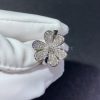 Van Cleef Arpels Frivole Ring 1 Flower White Gold Diamond Vcard31600 (1)