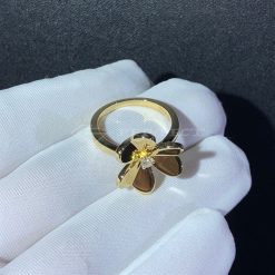 Van Cleef Arpels Frivole Ring, 1 Flower Small Model Yellow Gold VCARP2DS00