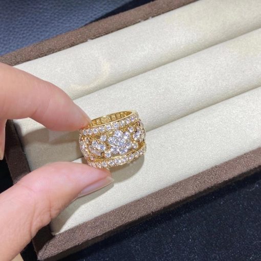 Van Cleef Arpels Snowflake Ring Yellow Gold, Diamond VCARO3RV00