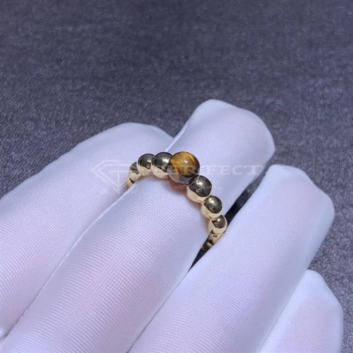 Van Cleef Arpels Perlée Couleurs Tiger's Eye Ring