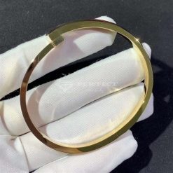 Tiffany T T1 Wide Hinged Bangle in 18k Gold