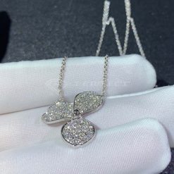 Tiffany Paper Flowers™ Pavé Diamond Flower Pendant