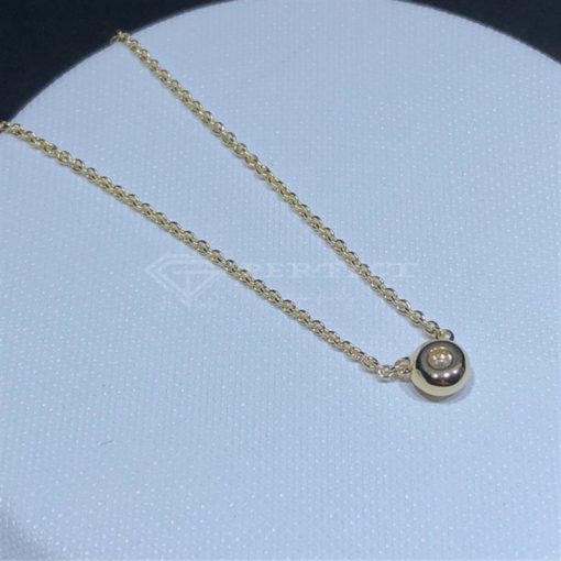 Tiffany Elsa Peretti™ Diamonds by the Yard™ Single Diamond Pendant in Yellow Gold