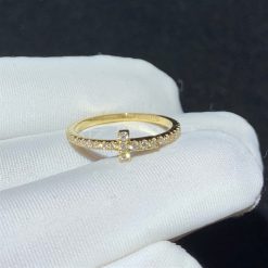 Tiffany T Diamond Wire Band Ring in 18k Gold