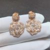 Piaget Rose Earrings in 18K Rose Gold G38U0066