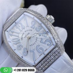 Franck Muller Vanguard Ladies Watch White V 35 Qz D Ac Custom Watches Coral (1)