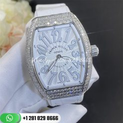 Franck Muller Vanguard Ladies Watch White V 35 Qz D Ac Custom Watches Coral (2)