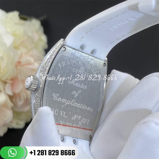 Franck Muller Vanguard Ladies Watch White V 35 Qz D Ac Custom Watches Coral (4)