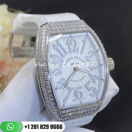 Franck Muller Vanguard Ladies Watch White V 35 Qz D Ac Custom Watches Coral (5)