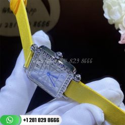 Charles Oudin Pansy Retro 24mm Watch Arabic Style Yellow Straps Custom Watches Coral (2)