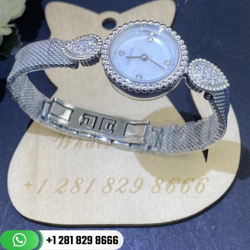Boucheron Womens Serpent Boheme Stainless Steel Diamond Stainless Steel Strap Watch Wa015704 Coral (4)