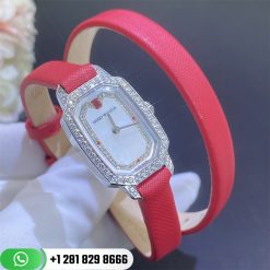 Harry Winston Emerald Diamants Womens Watch Emeqhm18rr009 Custom Watches Coral (5)