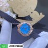 Chaumet Hortensia Eden Watch Small Model Rose Gold Diamonds Turquoise Coral (6)