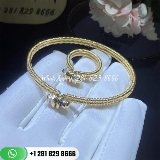 Cartier ecrou de cartier diamond bracelet yellow gold b6067117 custom jewelry coral (1)