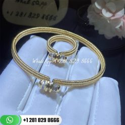 Cartier ecrou de cartier diamond bracelet yellow gold b6067117 custom jewelry coral (3)