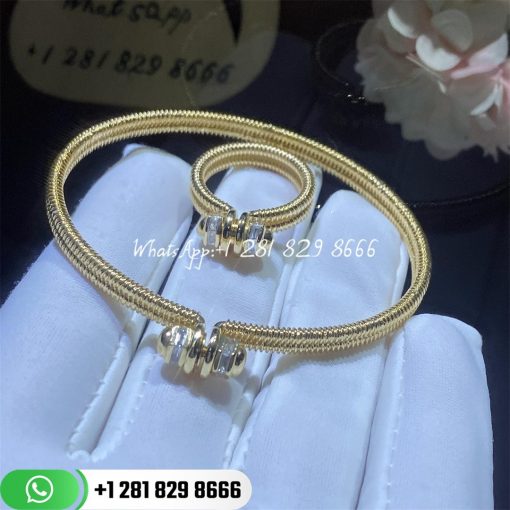 Cartier ecrou de cartier diamond bracelet yellow gold b6067117 custom jewelry coral (3)