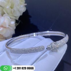 Cartier panthere de cartier bracelet white gold onyx emeralds diamonds n6718117 custom jewelry coral (2)