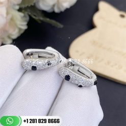 Cartier panthere de cartier earrings white gold n8515155 custom jewelry ciral (1)
